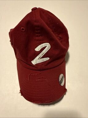 KBETHOS Maroon Baseball Cap with White '2' Embroidery